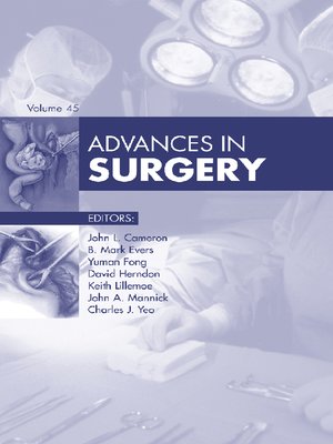 cover image of Advances in Surgery 2011